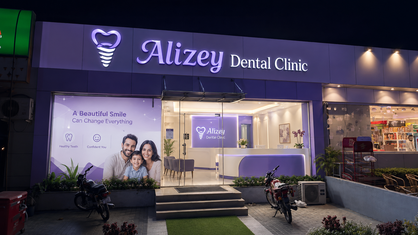 Alizey Dental Clinic Interior – Modern & Premium